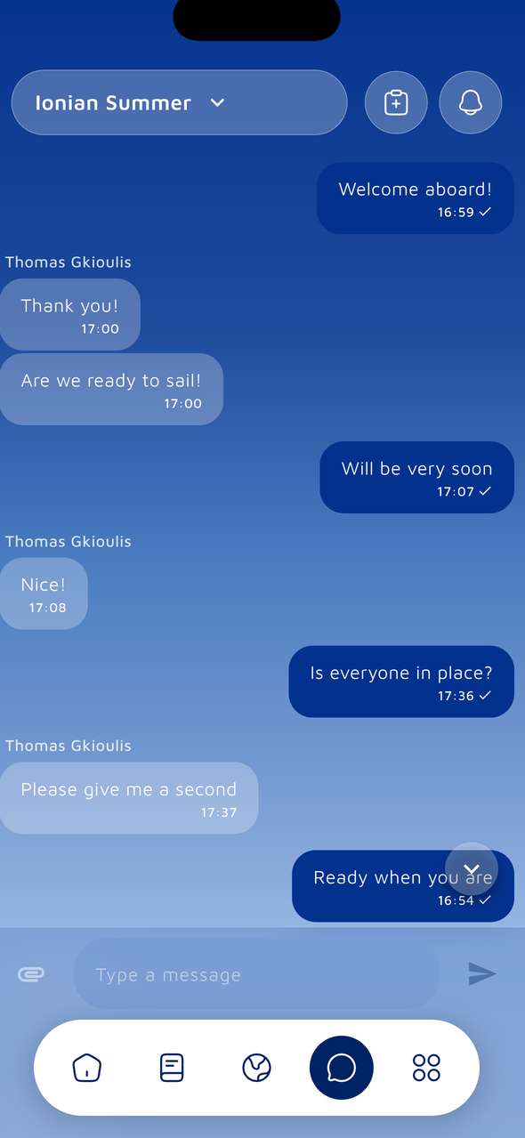Crew Communication screenshot
